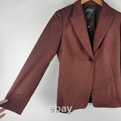New Lafayette 148 Vintage 90s Wool High Waist Straight Pants Blazer Suit Set 2/4