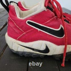 Nike Air Vintage Red Canvas Shoes Women's 9 Trainers Athletic Casual 90s Y2K