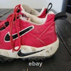 Nike Air Vintage Red Canvas Shoes Women's 9 Trainers Athletic Casual 90s Y2K