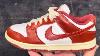 Nike Dunk Low Premium Vintage Red Womens Shoes