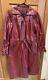 Oxblood Red Leather Trench Coat Vintage Sz Medium/large 13/14 Fashion Duster