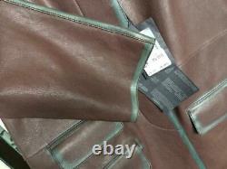 Prada Leather Coat Trench Coat Jacket Nappa Bicolore £2750 Brand New Vintage