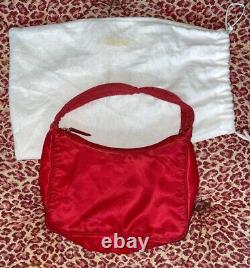 Prada Red Vintage Nylon Mini Bag
