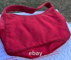 Prada Red Vintage Nylon Mini Bag