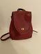 Rare Vintage Coach #9791 Red Daypack / Mini Backpack / Purse
