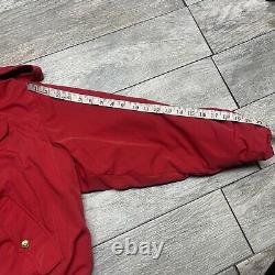 Rare 80s Vintage red bomber Ralph Lauren jacket size M