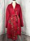 Rare Gianfranco Ferre Italy Vintage Red Alpaca Wool Teddy Coat With Embroidery