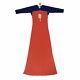 Rare Vintage 90s Jean Paul Gaultier Red And Blue Maxi Dress, Bnwt. Size Uk M