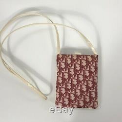 Rare Vtg Christian Dior by John Galliano Red Mini PVC Shoulder Bag