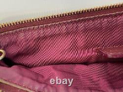 Rare Vtg Christian Dior by John Galliano Red Trotter Saddle Pouch Bag