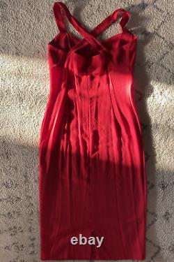Rare Vtg Dolce & Gabbana D&G Red Dress Size 30/44