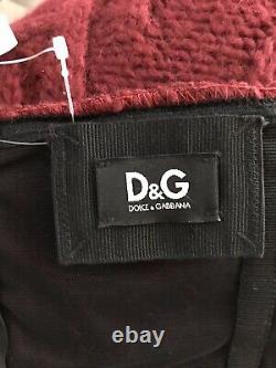 Rare Vtg Dolce & Gabbana D&G Red Knit Corset Top XS