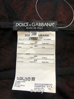 Rare Vtg Dolce & Gabbana Red Silk Satin Bustier Corset Top XS