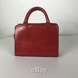Rare Vtg Jean Paul Gaultier Red Embossed Bag