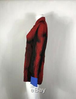 Rare Vtg Jean Paul Gaultier Red Op Art 1996 Top S