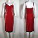 Rare Vtg Jean Paul Gaultier Soleil Red Striped Bodycon Corset Dress Xs