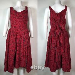 Rare Vtg Vivienne Westwood Anglomania Red Dress M