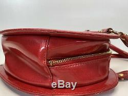 Rare Vtg Vivienne Westwood Red Heart Patent Leather Orb Bag