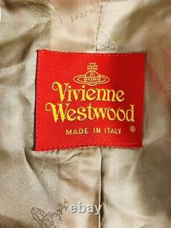 Rare Vtg Vivienne Westwood Red Label Dark Gray Pinstripe Jacket M