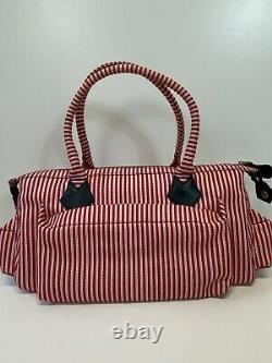 Rare Vtg Vivienne Westwood Red Stripe Logo Orb Bag