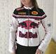 Red Bull Vintage 90s Bomber/jacket White Pink Womens Rare Size L