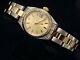 Rolex Date Ladies 2tone Yellow Gold & Steel Watch Oyster Champagne Dial 6917