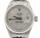 Rolex Date Lady Stainless Steel & 18k White Gold Watch Jubilee Silver Dial 6917
