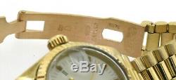 Rolex Date Presidential 6917 18K gold automatic ladies watch with Roman dial