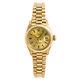 Rolex Datejust 6917 President Womens Automatic Watch Champagne 18k Gold 26mm