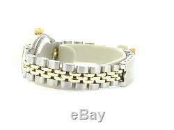 Rolex Datejust Ladies 2Tone 14K Gold & Steel Watch Pink MOP Diamond Dial 6917