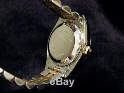 Rolex Datejust Ladies 2Tone 18K Yellow Gold & Steel Watch Pink MOP Diamond 69173