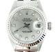 Rolex Datejust Ladies Stainless Steel/18k White Gold Watch Silver Diamond Dial