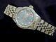 Rolex Datejust Ladies Stainless Steel Watch 18k White Gold Mop Diamond 6917