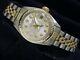 Rolex Datejust Ladies Two-tone 14k Yellow Gold & Steel Watch Silver Diamond 6917