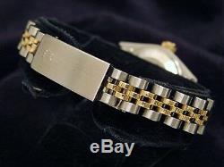 Rolex Datejust Lady 14K Yellow Gold Stainless Steel Watch Champagne Diamond 6917