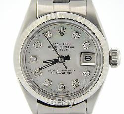 Rolex Datejust Lady Stainless Steel/18K White Gold White Mother of Pearl Diamond