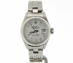 Rolex Datejust Lady Stainless Steel/18K White Gold White Mother of Pearl Diamond