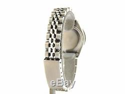 Rolex Datejust Lady Stainless Steel Watch Black Tahitian MOP Diamond Dial Bezel