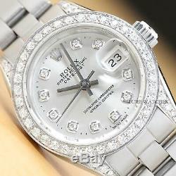 Rolex Ladies Brilliant Diamond Datejust Watch & Rolex Oyster Band