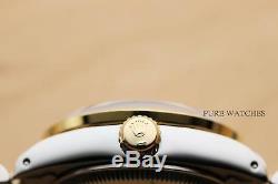 Rolex Ladies Datejust Pink Diamond Dial & Bezel 18k Yellow Gold / Steel Watch