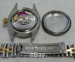 Rolex Oyster Perpetual Date 14k/ss Ladies Watch Model 6917 Jubilee ALL ORIG 1977