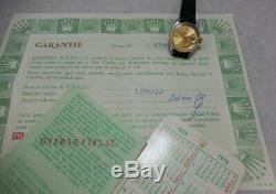 Rolex Oyster Perpetual Datejust 18k/ss Gold Ladies Watch With Orig Papers 1978