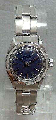 Rolex Oyster Perpetual Ladies Stainless Steel Watch ALL ORIG w\ Box Papers 1973