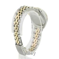 Rolex Watch Women's Datejust Gold and Steel Silver String Diamond 26mm