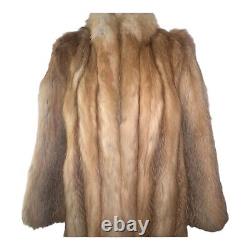 Stunning Women's Full Length Red Fox Fur Stroller Coat
