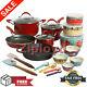 The Pioneer Woman Vintage Speckle 24 Piece Cookware Combo Set