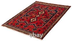 Traditional Vintage Hand-Knotted Carpet 5'3 x 6'4 Wool Area Rug