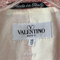 VALENTINO tweed vintage red blazer jacket
