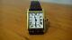 Vintage 1970 S Cartier Tank Manual Winding Ladies Watch 18k Gold Electroplated