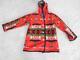 Vintage Rare Indian Native Dsn Pendleton Coat With Hood Concha Buttons Wool